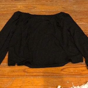 Off the shoulder long sleeve